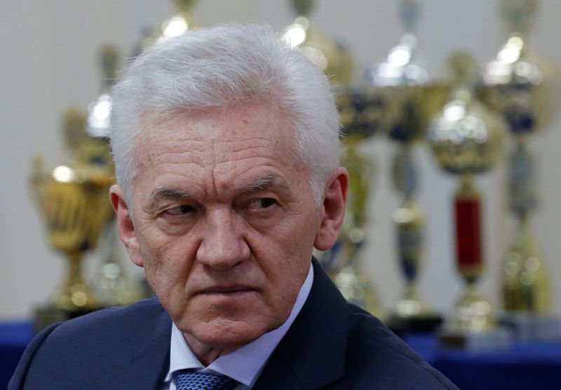 Russian tycoon Gennady Timchenko attends a meeting of Russian President