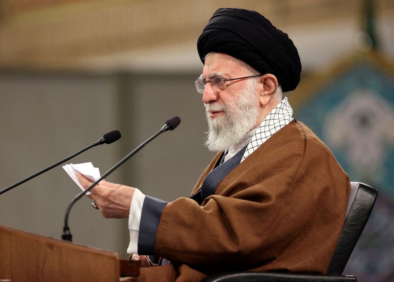 FILE PHOTO: Iranian Supreme Leader Ayatollah Ali Khamenei attends a