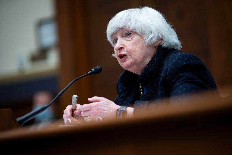 Treasury Secretary Janet Yellen attends the House Financial Services Committee