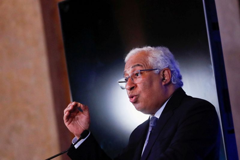 FILE PHOTO: Portugal’s Prime Minister Antonio Costa gestures during a