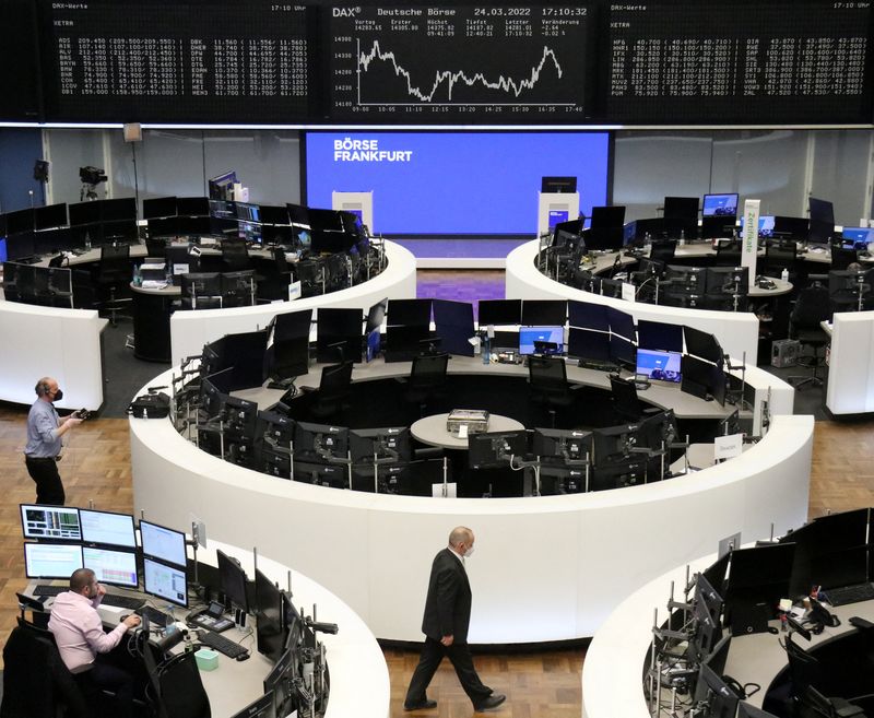 German share price index DAX graph is pictured at the
