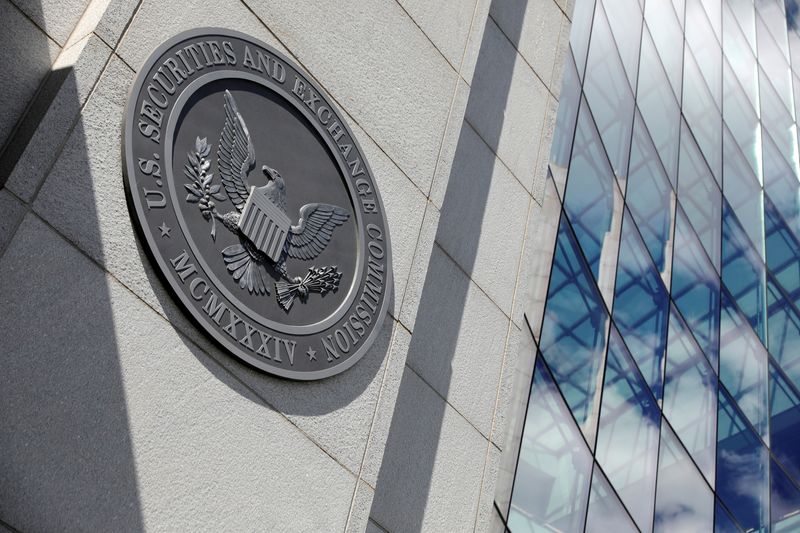 FILE PHOTO: The seal of the U.S. Securities and Exchange