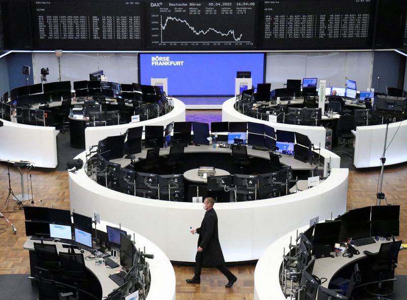 German share price index DAX graph is pictured at the