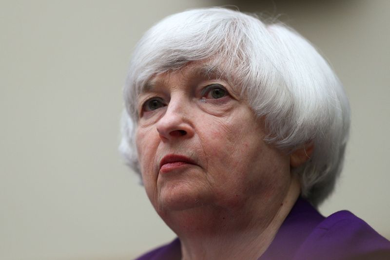 U.S. Treasury Secretary Janet Yellen testifies before a House Financial