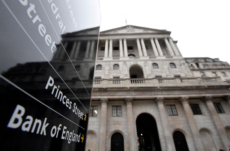 FILE PHOTO: FILE PHOTO: Bank of England (BoE) building seen