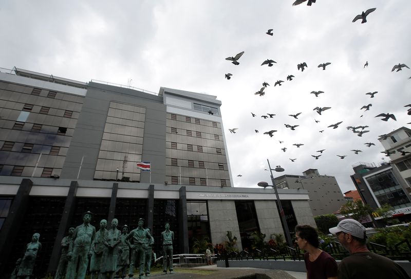 The Central Bank of Costa Rica’s headquarters are pictured in