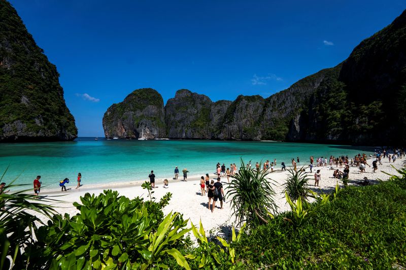 FILE PHOTO: Thailand reopens Maya Bay beach after closing it