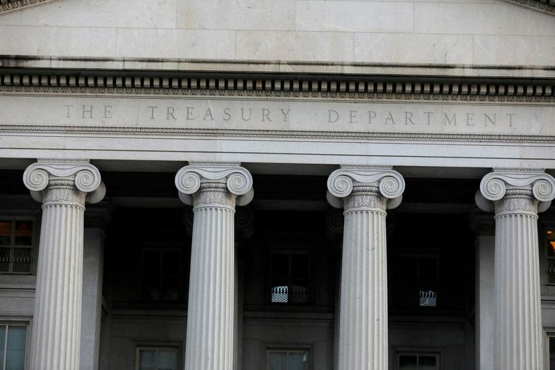 FILE PHOTO: The United States Department of the Treasury is