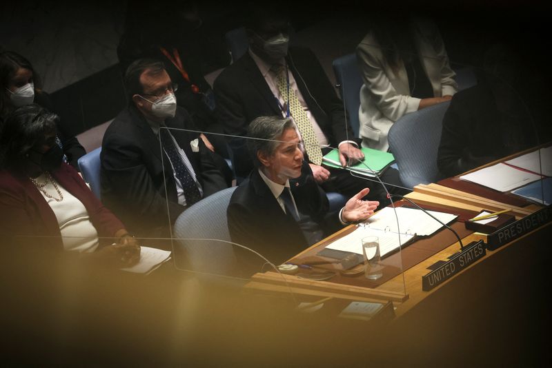 U.S. Secretary of State Antony Blinken chairs Security Council meeting