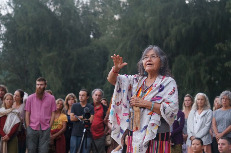 Mona Ann Polacca, a Hopi-Havasupai-Tewa elder and founding member of