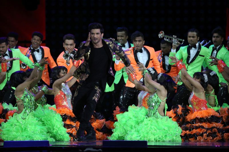 Actor Sushant Singh Rajput performs at the IIFA show in