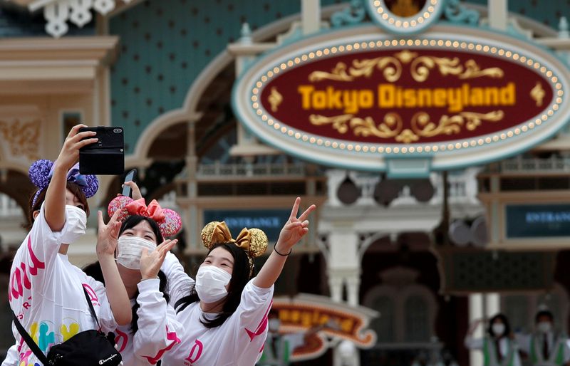 Reopening of Tokyo Disneyland and Tokyo DisneySea in Urayasu