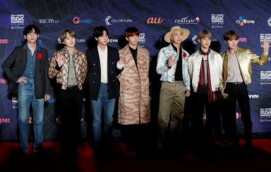 FILE PHOTO: South Korean boy band BTS at MAMA Awards