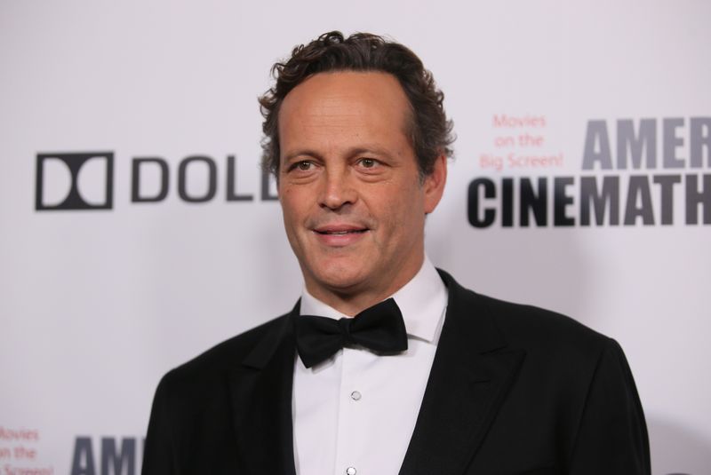 Actor Vince Vaughn poses at the 32nd American Cinematheque Award
