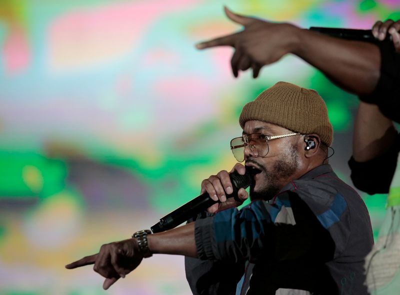 FILE PHOTO: Singer of The Black Eyed Peas apl.de.ap performs