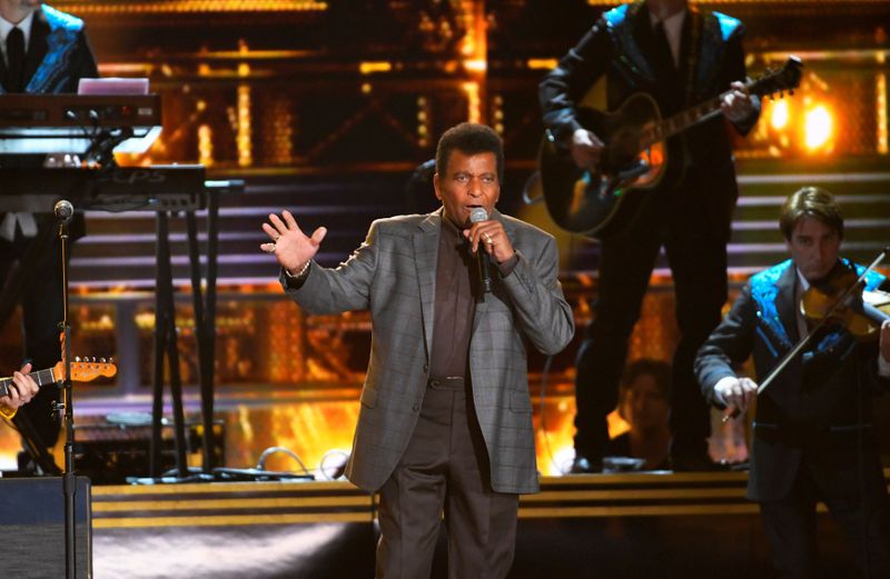 FILE PHOTO: Charley Pride performs during the 50th Annual Country