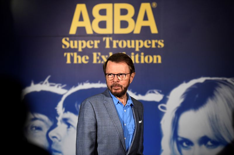 Bjorn Ulvaeus of ABBA attends the opening of ‘ABBA: Super