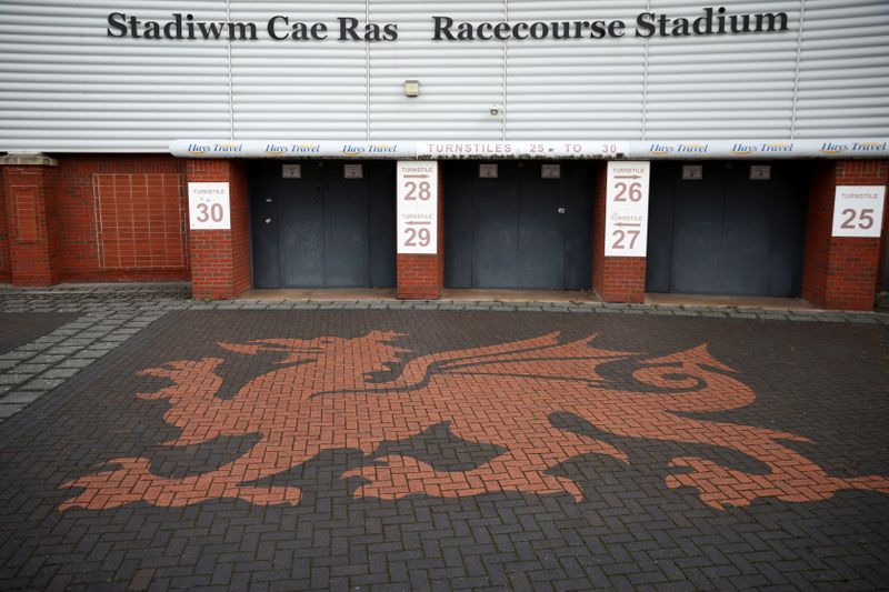 A general view of The Racecourse stadium, the home of