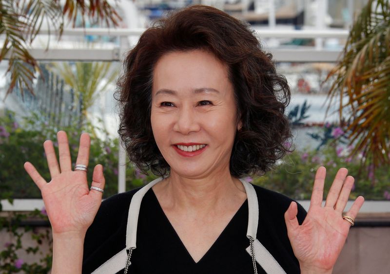 FILE PHOTO: Cast member Youn Yuh-jung poses during a photocall