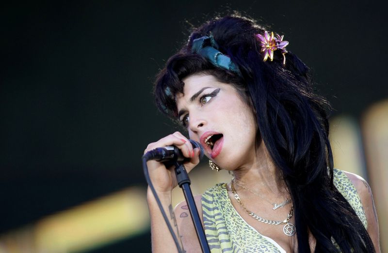 FILE PHOTO: British singer Winehouse performs during the “Rock in