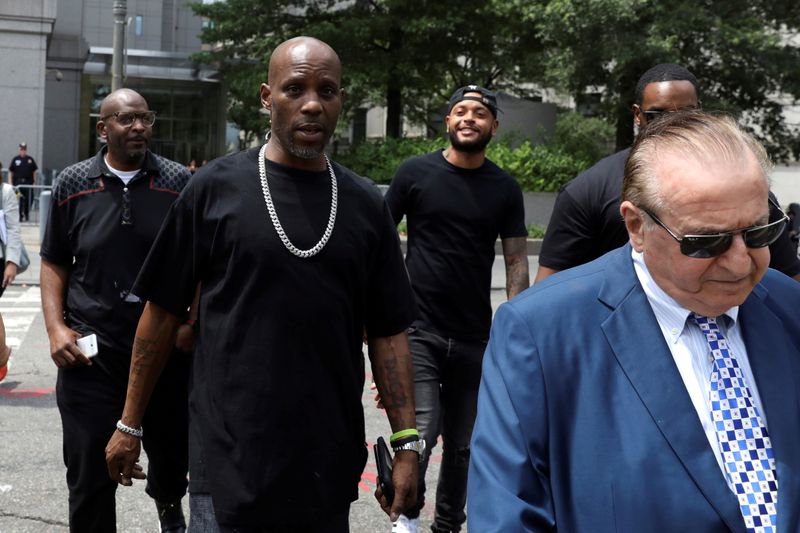 FILE PHOTO: Rapper DMX exits the U.S. Federal Court in