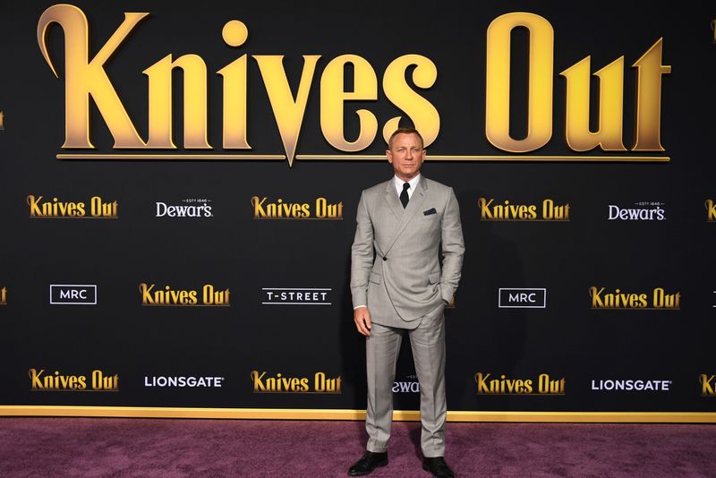 FILE PHOTO: Daniel Craig attends the premiere of “Knives Out”