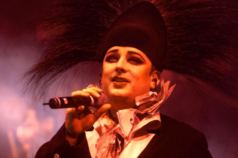 FILE PHOTO: BOY GEORGE PERFORMS IN SINGAPORE.