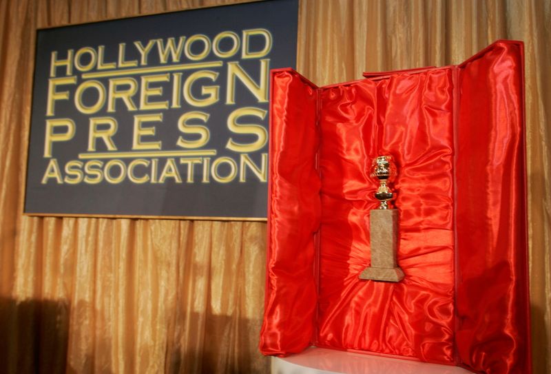 FILE PHOTO: The Hollywood Foreign Press Association’s Golden Globe statuette