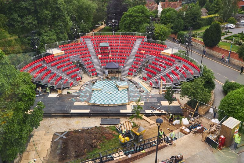 Britain’s Royal Shakespeare Company prepares to launch a new garden