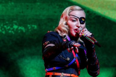 FILE PHOTO: Madonna performs at the 2019 Pride Island concert