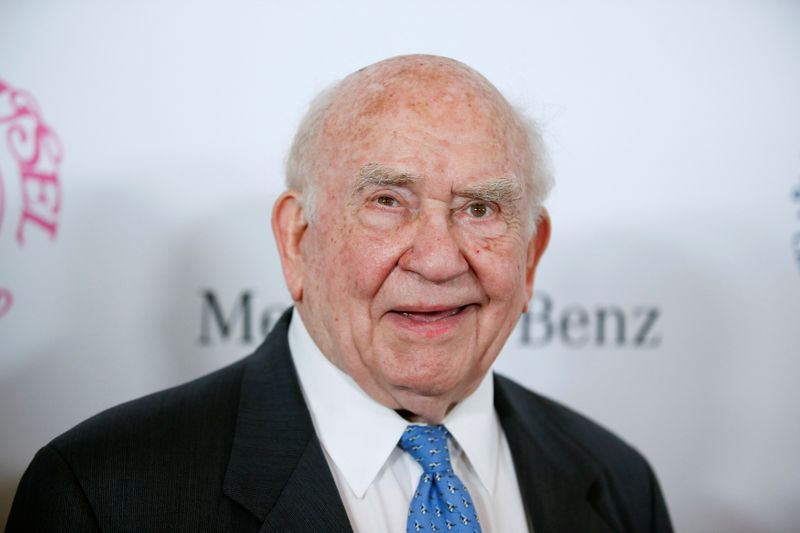 FILE PHOTO: Actor Ed Asner poses at The Mercedes-Benz Carousel