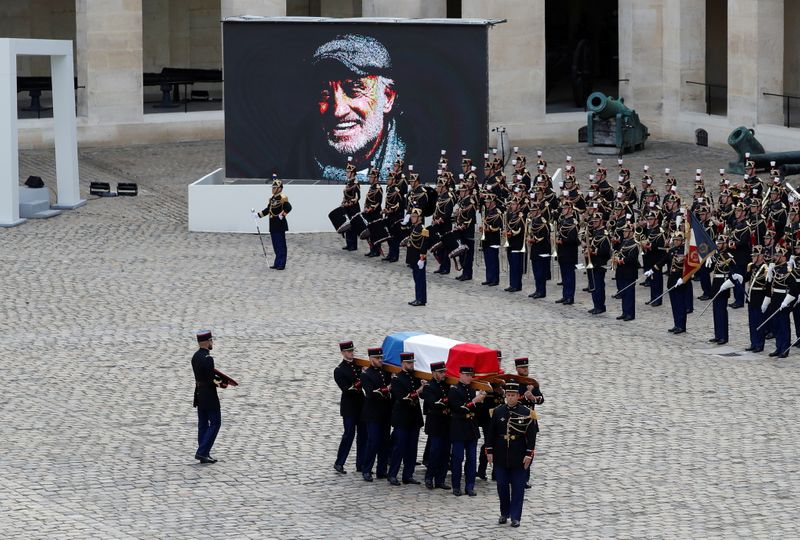 France pays national tribute to famed actor Jean-Paul Belmondo