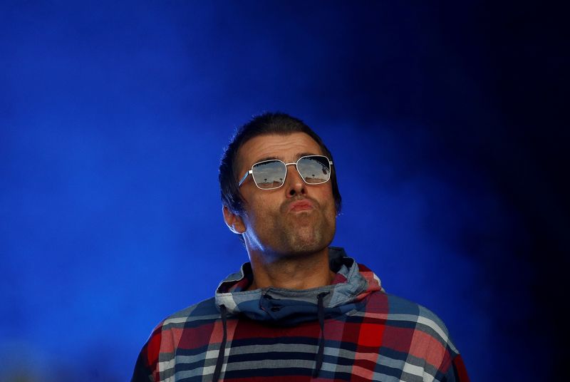 FILE PHOTO: Liam Gallagher performs on the Pyramid stage during