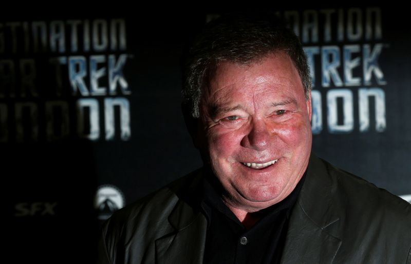 FILE PHOTO: Shatner who plays Captain James T. Kirk in