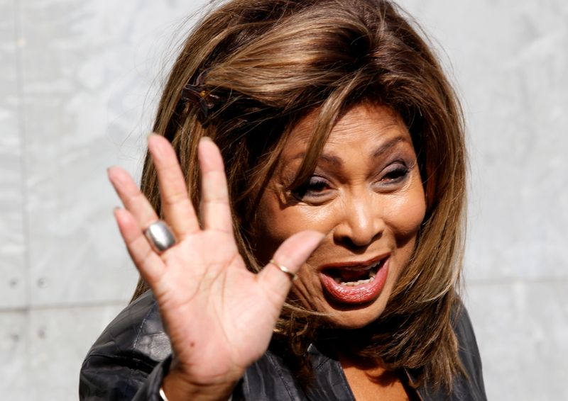 FILE PHOTO: U.S. pop singer Tina Turner waves during photocall