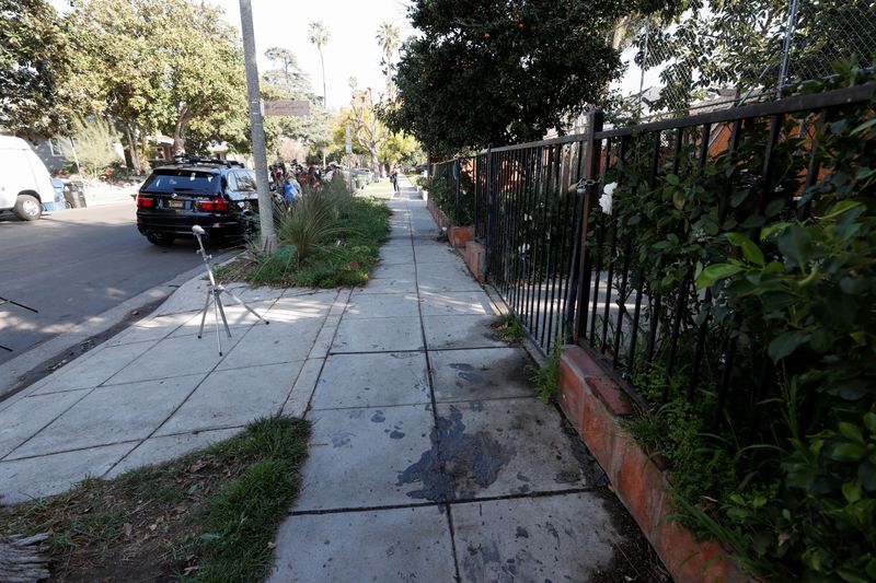 Site where Lady Gaga’s dog walker was shot and two