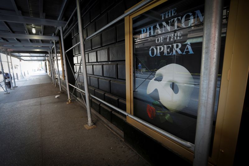 FILE PHOTO: Broadway theaters to remain closed until January 2021