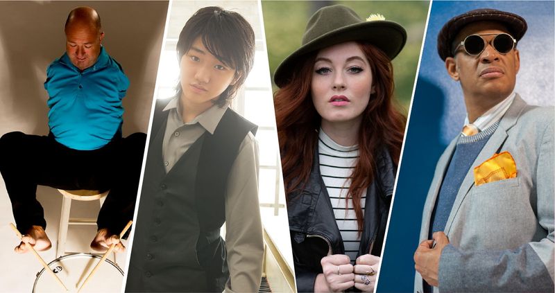 The combination pictue shows Alvin Law, Kyle Kihira, Mandy Harvey