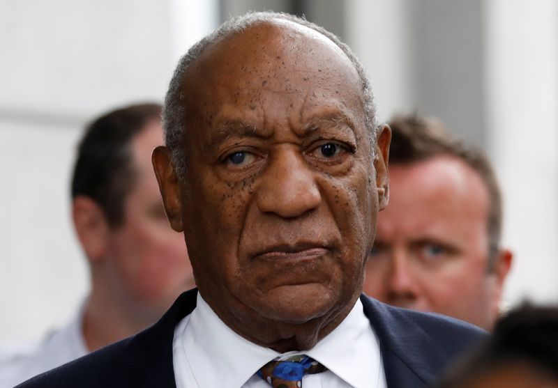 Bill Cosby leaves the Montgomery County Courthouse after the first