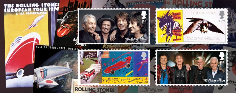 Rolling Stones get own set of stamps celebrating their 60th
