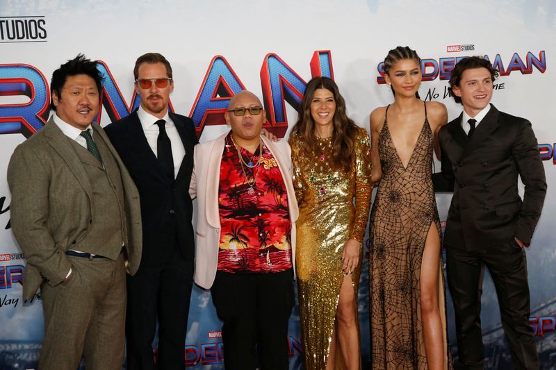 Premiere for the film Spider-Man: No Way Home in Los