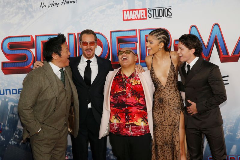 Premiere for the film Spider-Man: No Way Home in Los