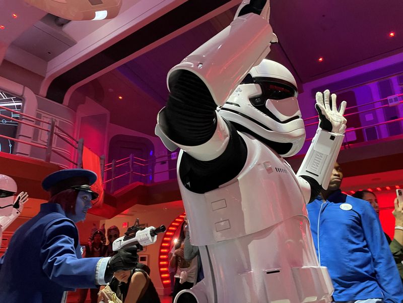 Star Wars characters perform at Walt Disney World in Orlando,