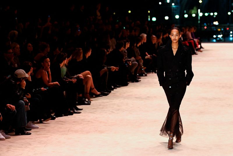 Saint Laurent Fall-Winter 2022/2023 collection at Paris Fashion Week