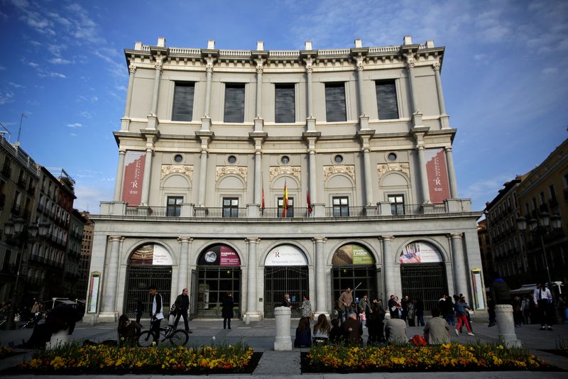 FILE PHOTO: A general view shows the Teatro Real (Royal