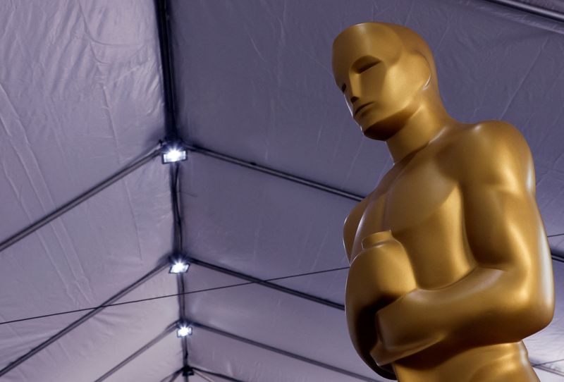 FILE PHOTO: Preparations for the Academy Awards in Los Angeles
