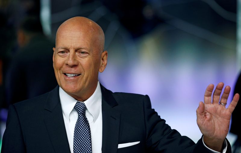 Actor Bruce Willis attends the European premiere of “Glass” in