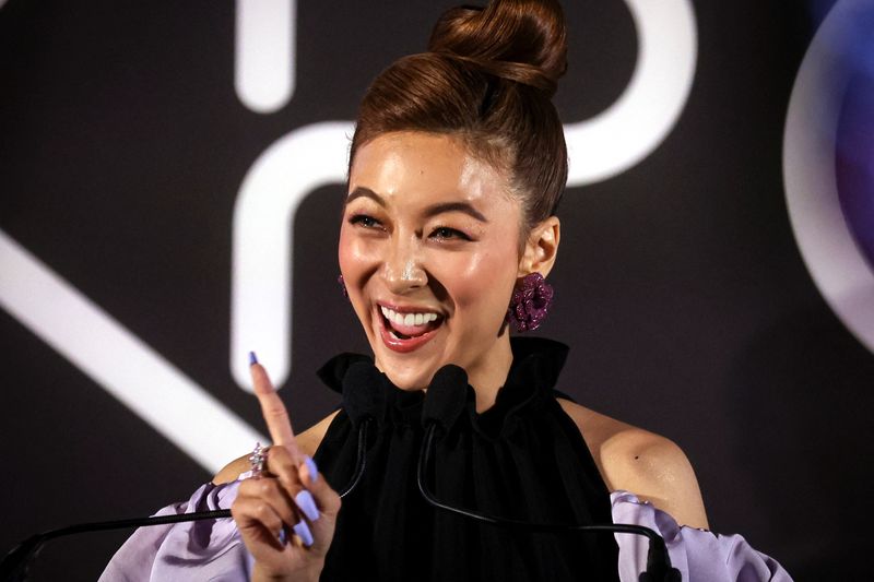 K-Pop Star Luna attends a news conference to announce her