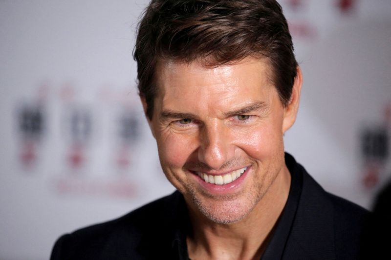 FILE PHOTO: Cast member Tom Cruise attends a news conference