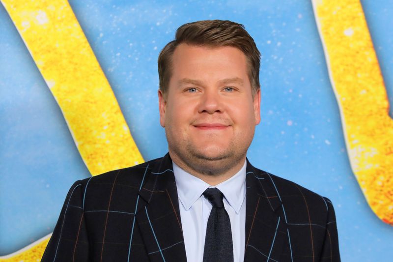 Actor James Corden arrives for the world premiere of the